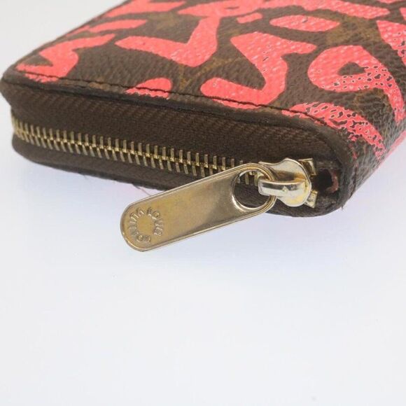 LOUIS VUITTON Monogram Graffiti Zippy Coin Purse Pink - Picture 8 of 12
